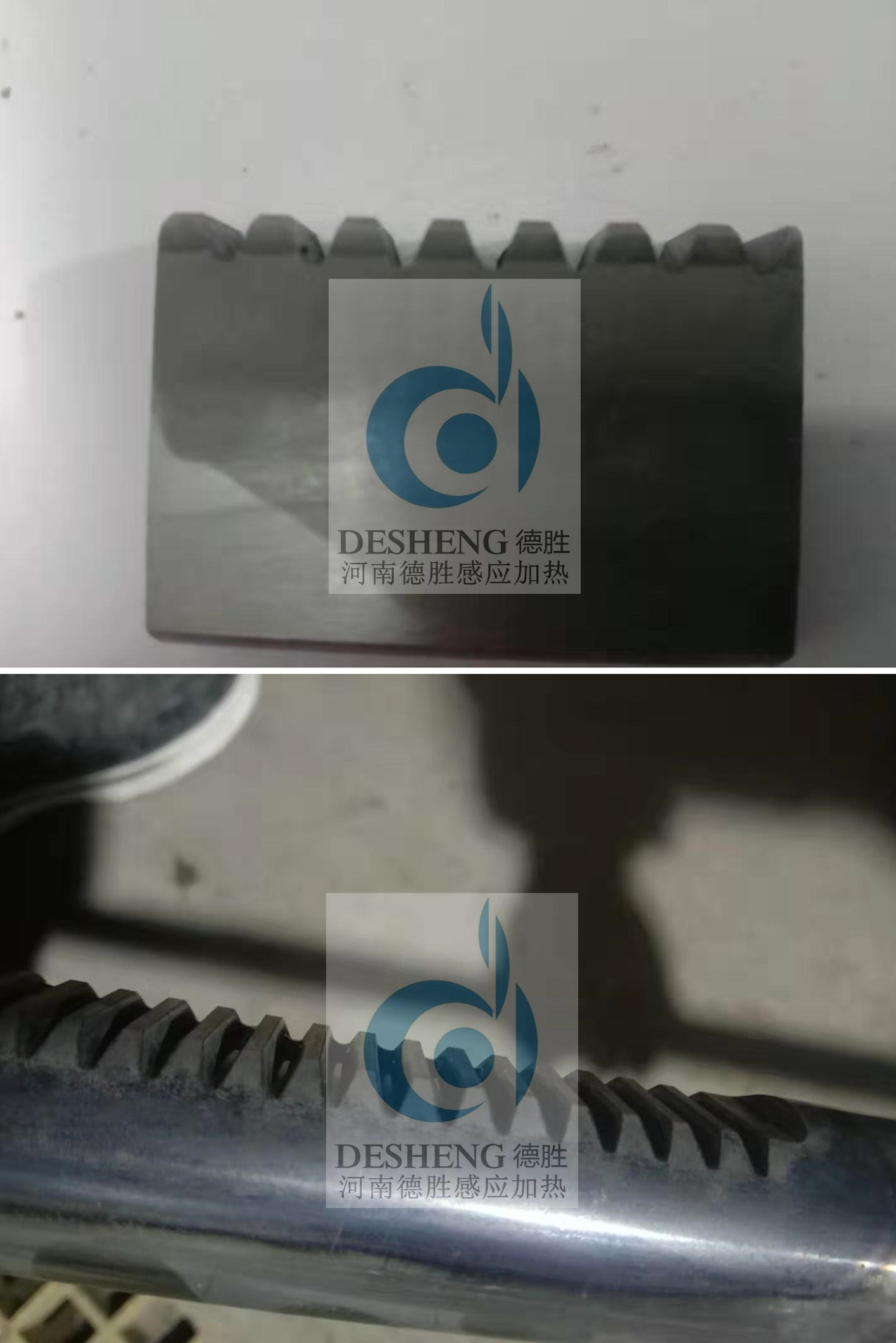 齒條淬火后剖切效果顯影